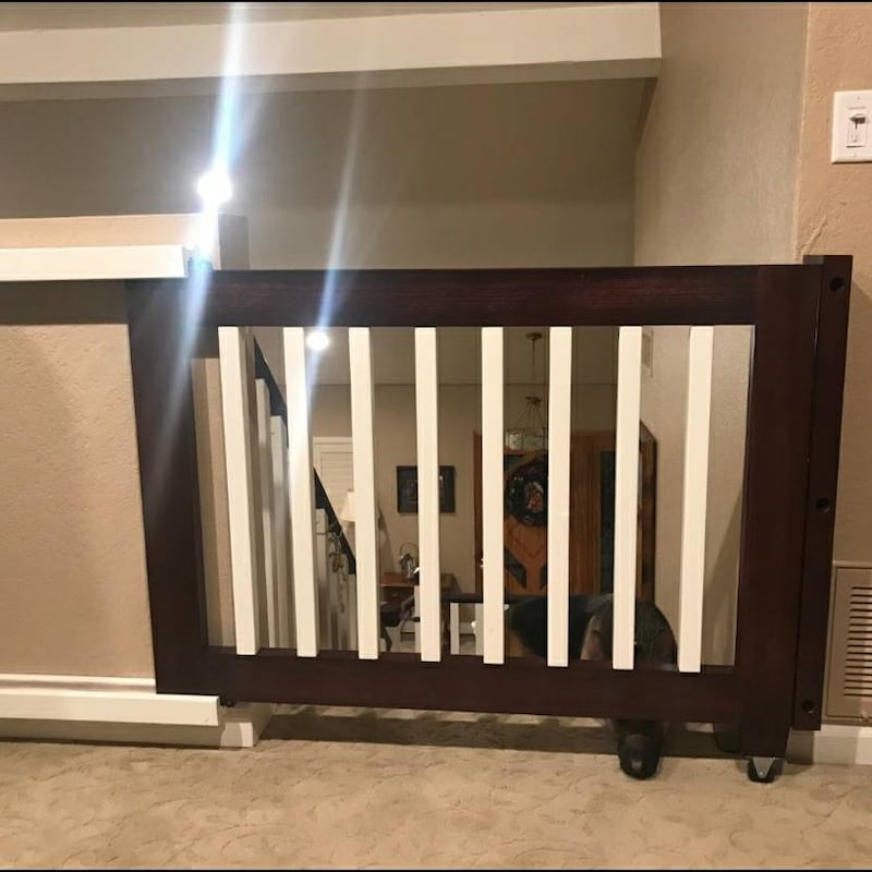 Image showcasing Sliding Dog Gate - Etsy