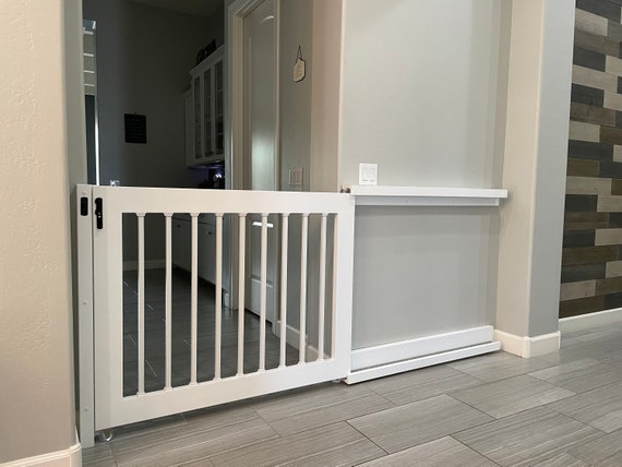 Retractable Dog Hideagate Clearance Dog Gate Hidden In Wall