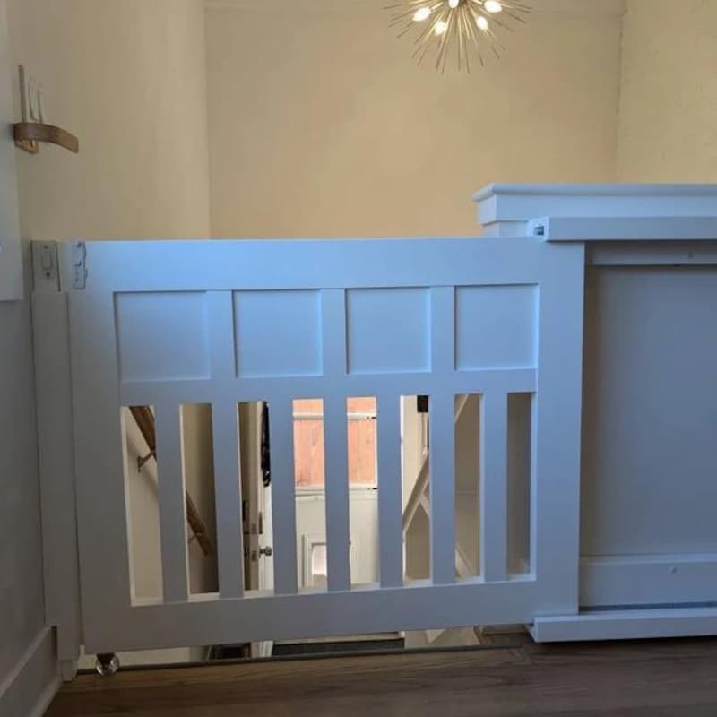 Image showcasing Sliding Dog Gate - Etsy