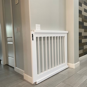 Sliding / Pocket Gate Stairway for Baby, Pets, and Dogs (all White) - Etsy