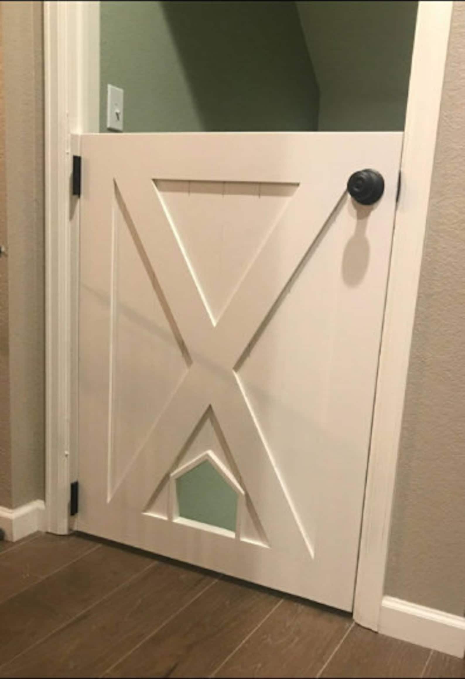 Barn Door Baby Gate Barn Door Dog Gate Custom Barn Door Etsy