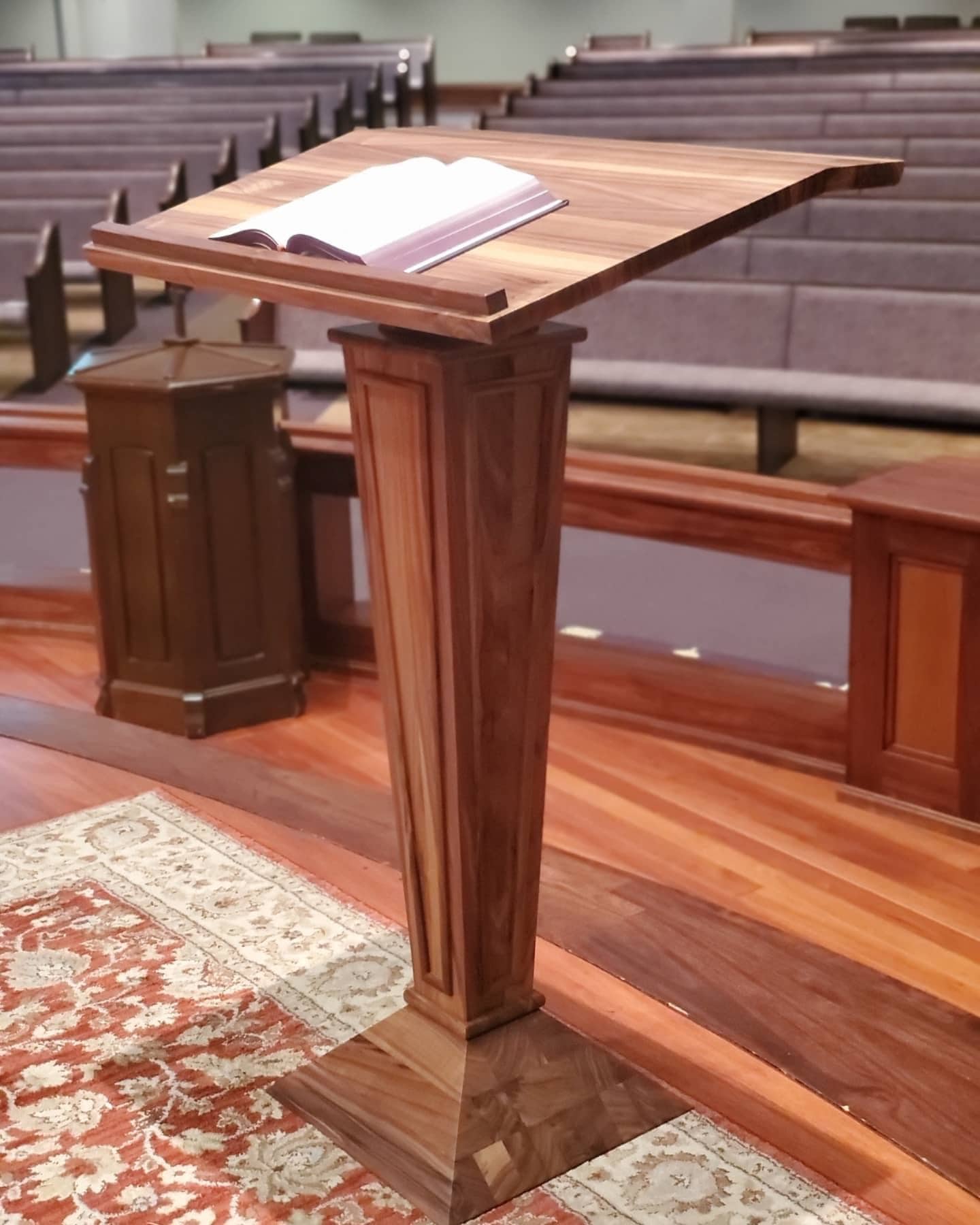 Church Pulpit With Bible Rest (walnut) - Etsy
