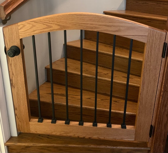 Porte et barrière d'escalier Baby Lock Premium hêtre laqué clair