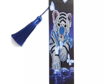 Handmade animal bookmark with tassel