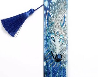 Fox handmade bookmark with tassel