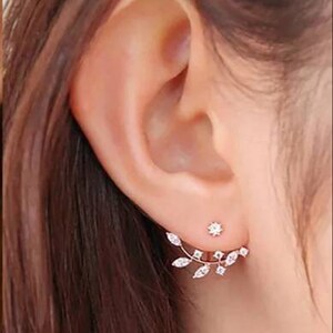 Front Back Earrings Etsy UK