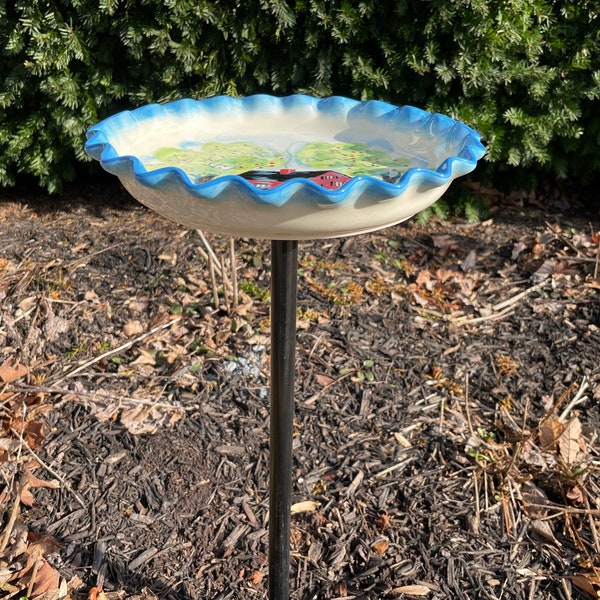 Birdbaths for the Garden Etsy