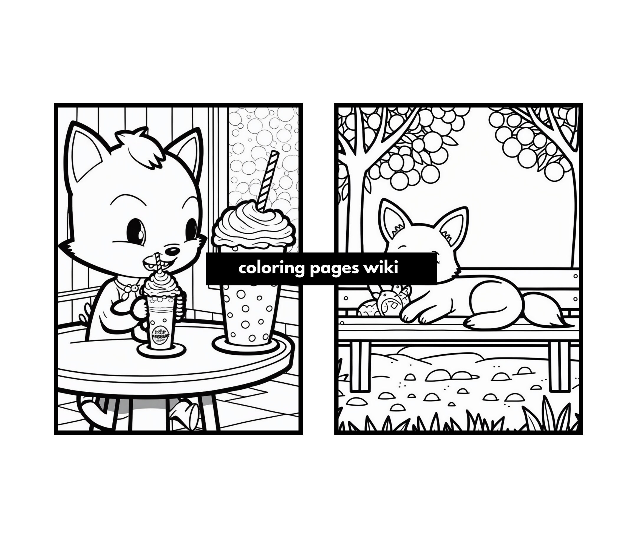 50 Animal Coloring Page: Wild Animals for Toddlers - Etsy