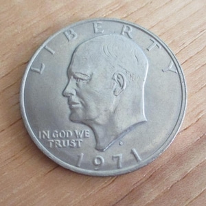1971 D Eisenhower Coin Dollar, Circulated