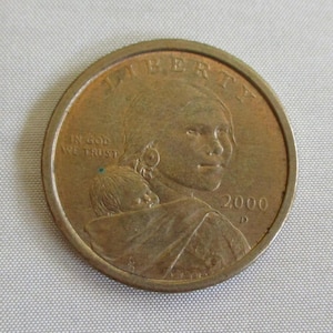 2000-D Sacagawea Dollar Coin, Circulated