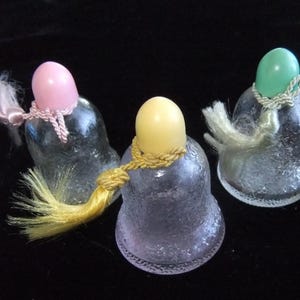 Set of 3 Perfume Bottles with Pastel Caps