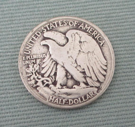 アメリカ　ハーフダラー　リバティ　銀貨　1943年 1943年ウォーキング・リバティ・ハーフダラー、流通品、銀90% - Etsy 日本