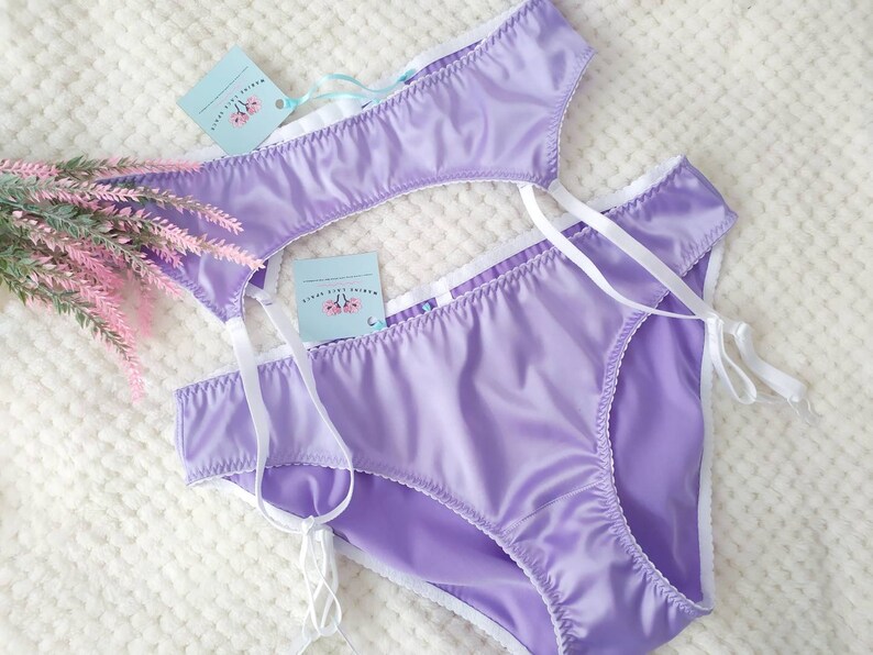 Olive Green Satin Garter Belt Pink Lingerie Wedding Garter Etsy