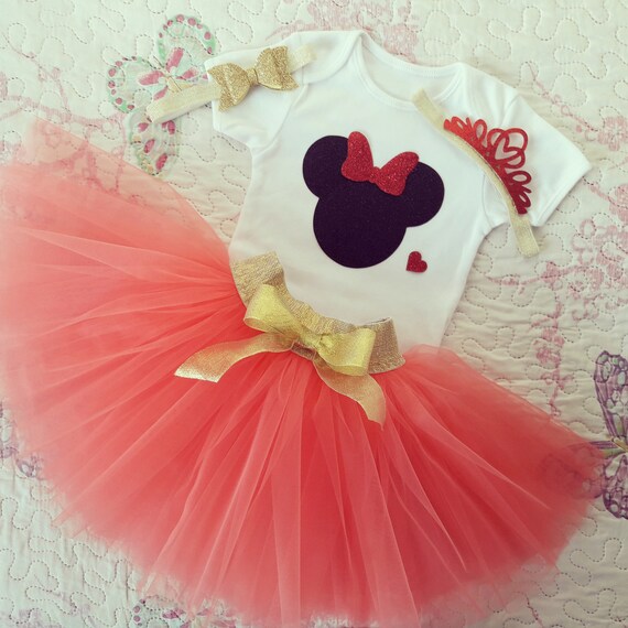 Minnie Mouse Ballet Tutu Dress Toddler Baby Girls Birthday Party Holiday Costume