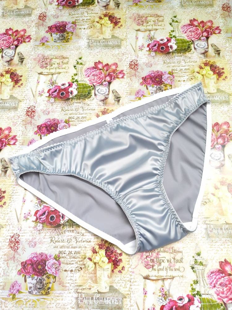 PURE SILK SATIN FRENCH TANGA BRIEF PANTY KNICKERS SIZES XS TO XXL 20 COLOURS PURE SILK SATIN FRENCH TANGA BRIEF PANTY KNICKERS SIZES XS TO XXL 20 COLOURS