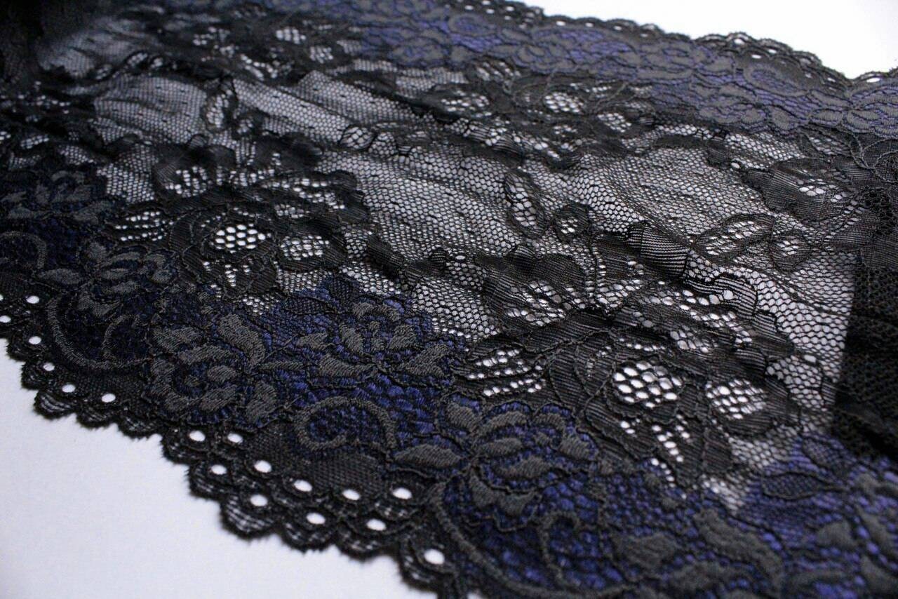 Sexy lace bralette black navy erotic bra retro lingerie | Etsy