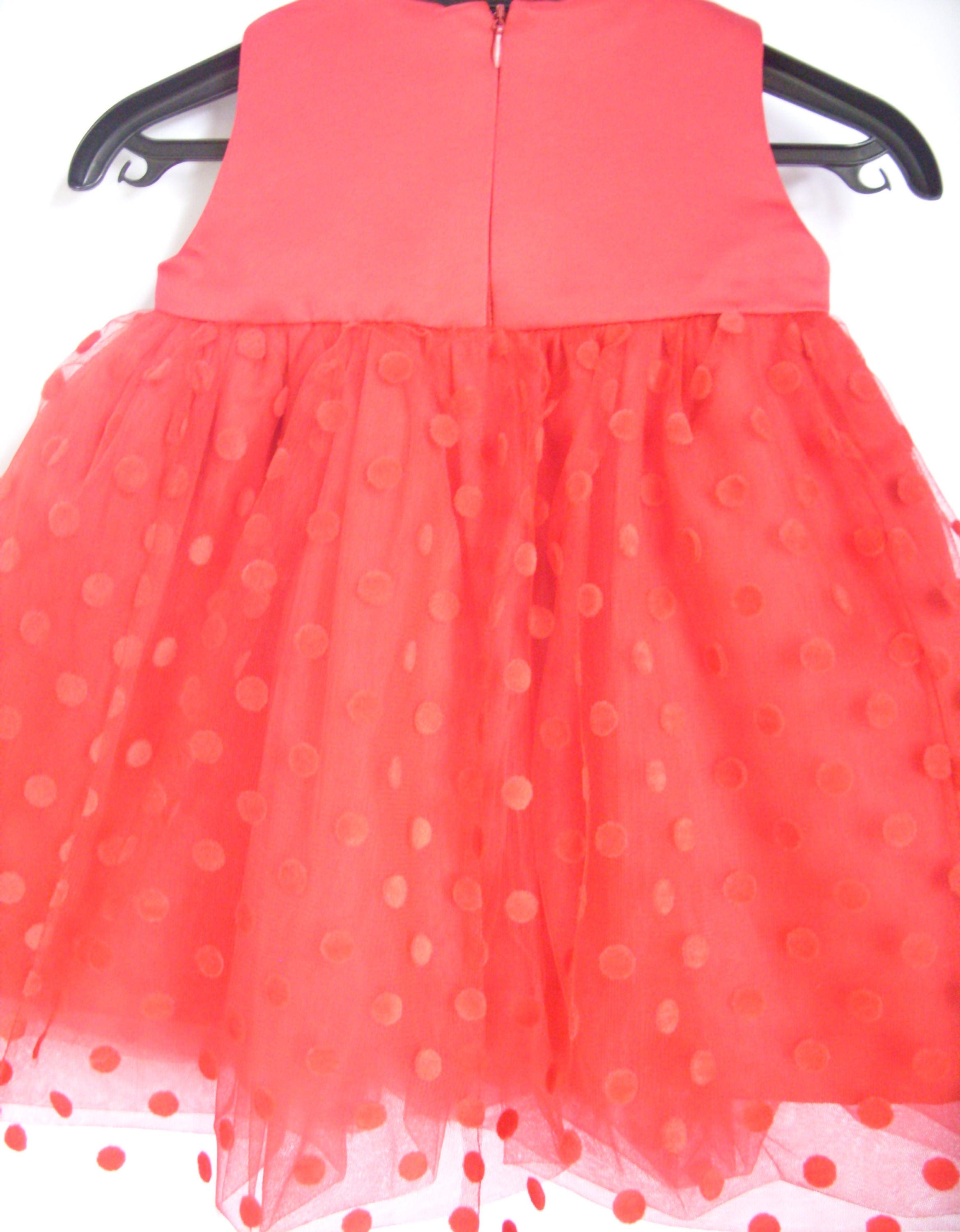 Red tutu dress baby christmas dress tulle flower girl Etsy