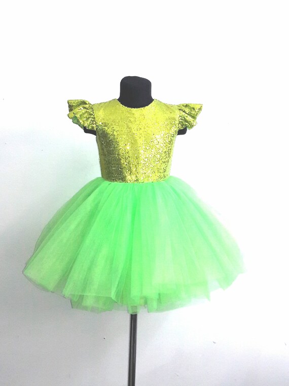 baby girl sequin tulle dress