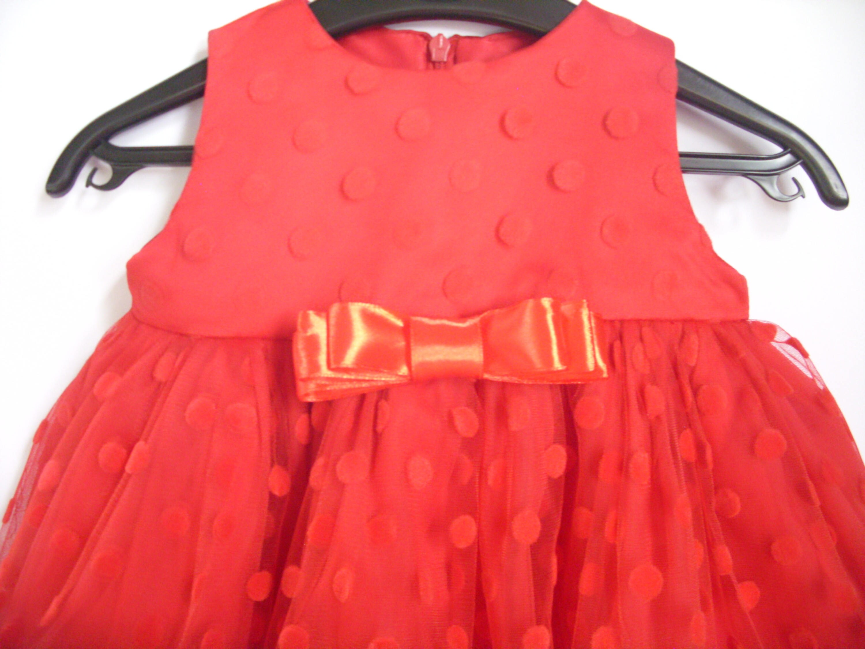 Red tutu dress baby christmas dress tulle flower girl Etsy