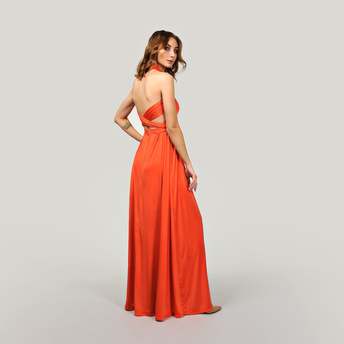INDIE Burnt Orange Maxi Dress Tall main image 0