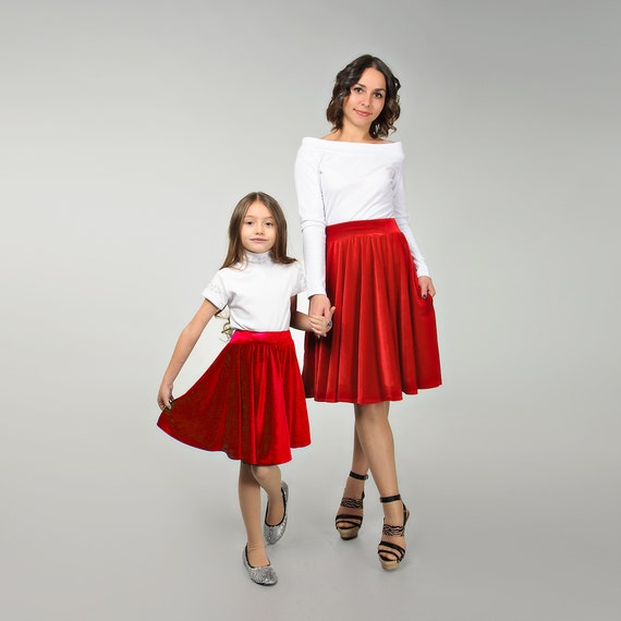 mother daughter matching skirts