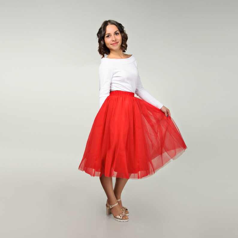 Bridesmaid tutu Bridesmaid tulle skirt Bachelorette tutu custom size adult tutu skirt wedding red tutu skirt Bridal shower adult tutu
