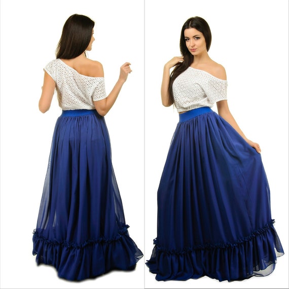 plus size floor length skirt