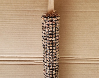 23" long 2.5" wide Large Sphagnum Moss Pole: Staked Climbing Plant Support