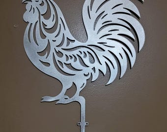Metal Rooster Outdoor Farmhouse Decor