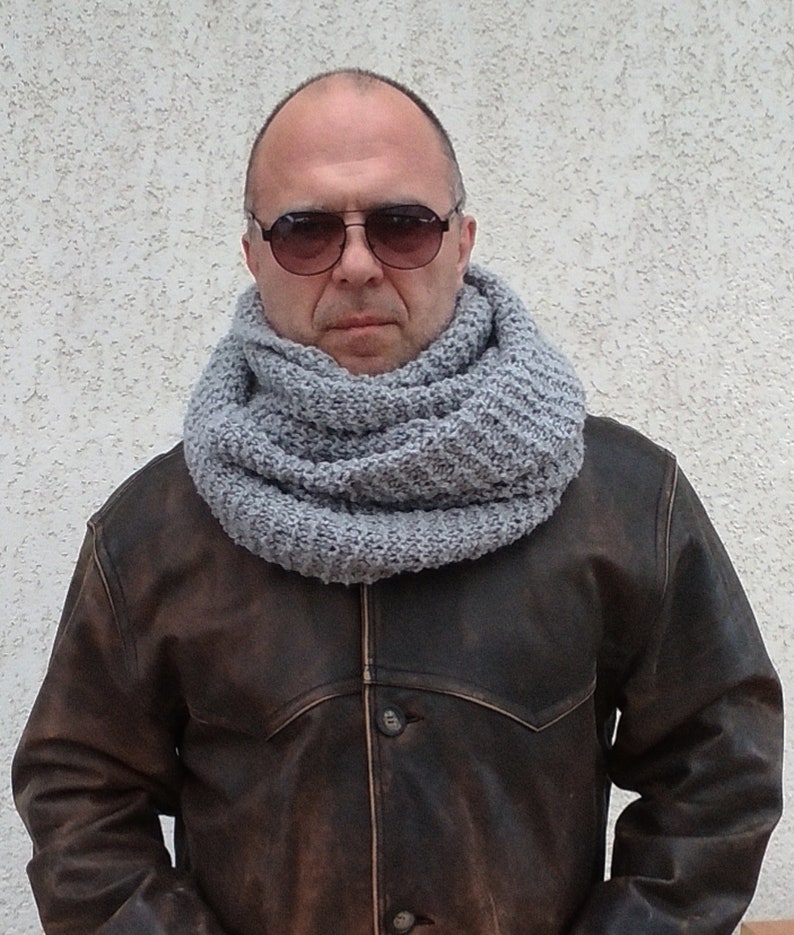 Oversized Wool Knitted Men's Scarf. Giant Scarf. Ideas Etsy
