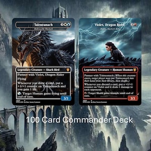 Forth Wing Commander Deck, Complete EDH Deck Proxy Deck