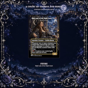 Court of Thorns Commander Deck, Complete EDH Deck Proxy Deck