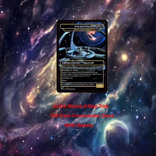 Star Trek Mtg Commander Deck - Etsy Star Trek Mtg Commander Deck - Etsy