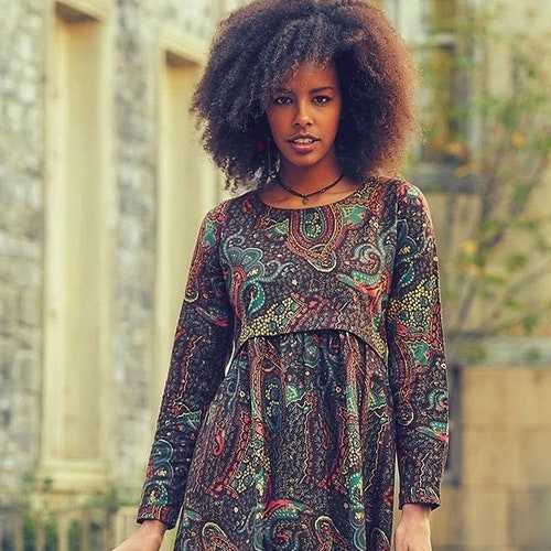 boho winter dress