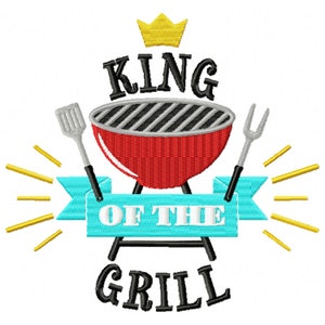 Machine Embroidery Design - Funny BBQ #03