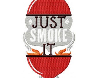 Machine Embroidery Design - Funny BBQ #02