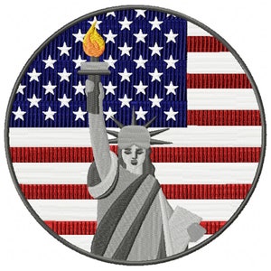 Machine Embroidery Design - American #05