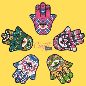 Machine Embroidery Designs - Hamsa Collection of 5