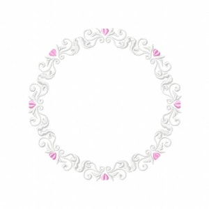 Hochzeit Borders Collection #04 Maschinenstickerei Design
