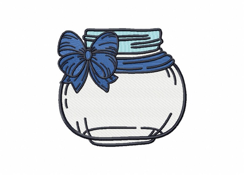 Machine Embroidery Designs Canning Jars Collection of 6 Etsy