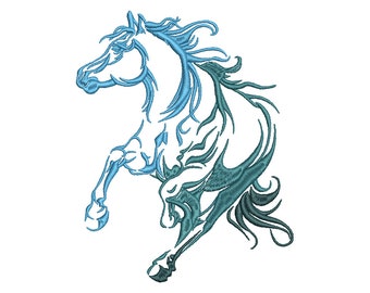 Machine Embroidery Design - Silhouette Horse #01