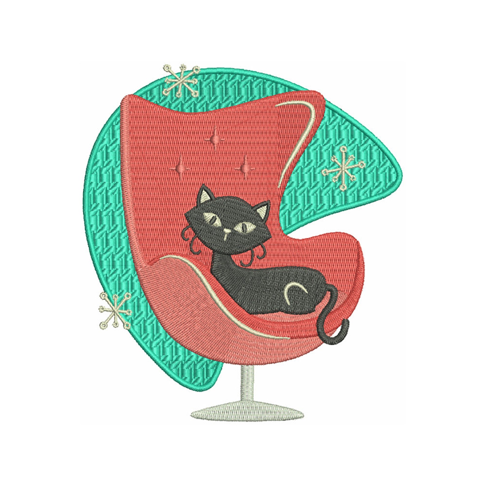 Machine Embroidery Designs Cat Lady Collection of 6 Etsy