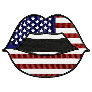 Machine Embroidery Design - American #04