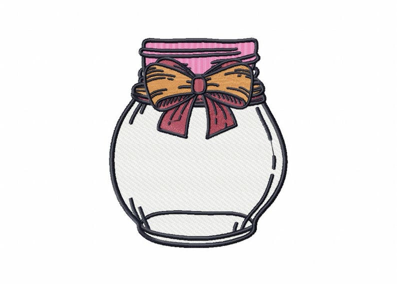 Machine Embroidery Designs Canning Jars Collection of 6 Etsy