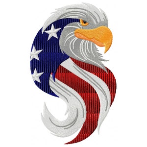 Machine Embroidery Design - American #03