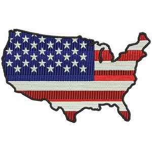 Machine Embroidery Design - American #02