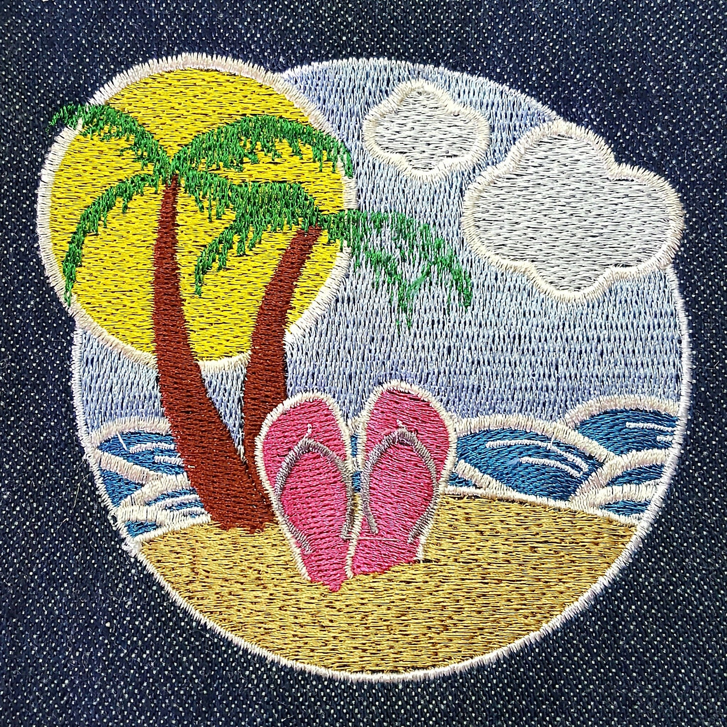 Machine embroidery design palm tree beach  etsy Machine embroidery design palm tree beach  etsy