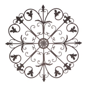 Astrid Fleur De Lis Metalen wanddecoratie Woondecoratie Woonaccenten Kruismuurdecoratie