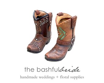 Cowboy Boot Decor Etsy