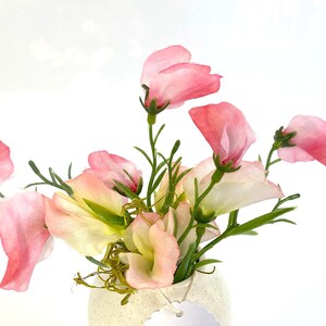 Birth Flower April, Sweet pea flower, Flower Arrangement, Birthday gift, birthday wishes, birth flower bouquet, birthday ideas image 2